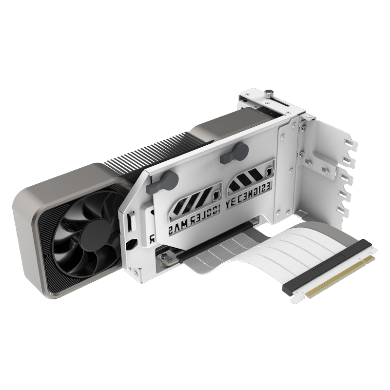 显卡转向支架套装V3 白色版-2